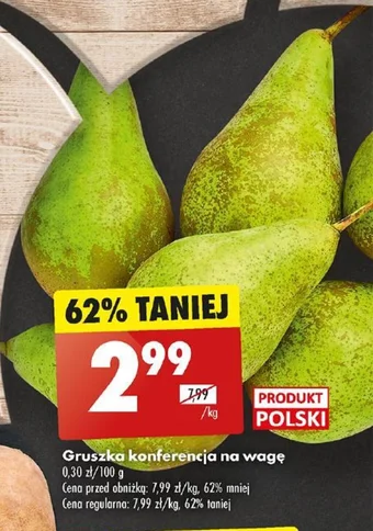 Biedronka Gruszka konferencja 1kg oferta