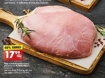 Biedronka Filet z indyka pakowany próżniowo Kraina Mięs 1kg oferta