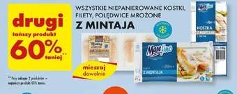 Biedronka WSZYSTKIE NIEPANIEROWANE KOSTKI FILETY POLĘDWICE MROŻONE Z MINTAJA oferta