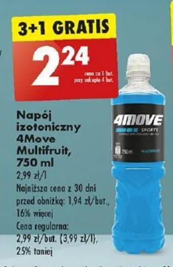 Biedronka Napój izotoniczny 4Move Multifruit 750 ml oferta