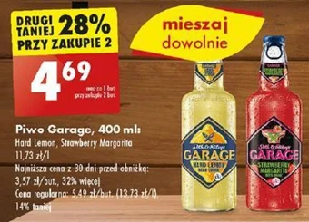 Biedronka Piwo Garage 400 ml oferta