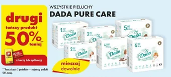 Biedronka WSZYSTKIE PIELUCHY DADA PURE CARE oferta