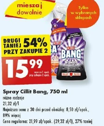 Biedronka Spray Cillit Bang 750 ml oferta