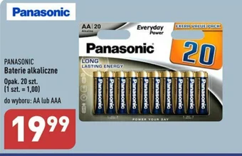 ALDI PANASONIC Baterie alkaliczne 20 szt. oferta