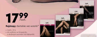 Biedronka Gatta Rajstopy damskie we wzorki oferta