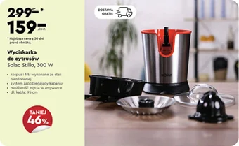 Biedronka Solac Stillo Wyciskarka do cytrusów 300W oferta