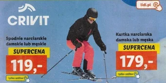 Lidl Spodnie narciarskie damskie/męskie CRIVIT oferta