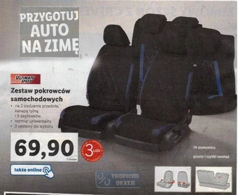 Lidl Zestaw pokrowców samochodowych ULTIMATE SPEED oferta