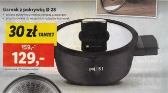 Lidl Garnek z pokrywką Masterpro śr. 28 cm oferta