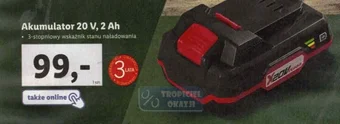 Lidl Akumulator 20 V, 2 Ah X 20 V TEAM oferta