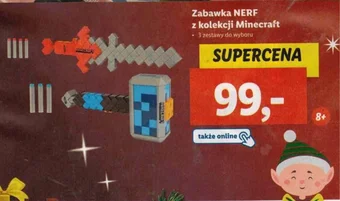Lidl Zabawka NERF kolekcji Minecraft oferta