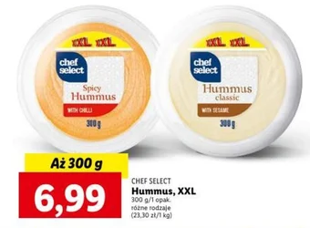 Lidl CHEF SELECT Hummus, XXL 300g oferta