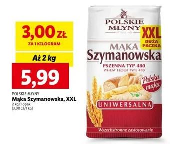 Lidl Mąka Szymanowska, XXL 2 kg oferta
