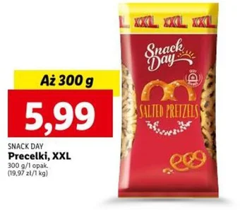 Lidl SNACK DAY Precelki, XXL 300 g oferta