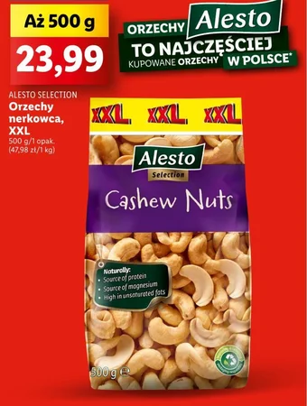 Lidl ALESTO SELECTION Orzechy nerkowca, XXL 500ml oferta