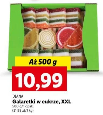 Lidl DIANA Galaretki w cukrze, XXL 500 g oferta