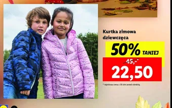 Lidl Kurtka zimowa dziecięca oferta
