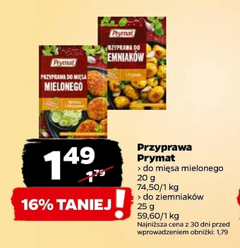 Netto Przyprawa do mięsa mielonego oferta