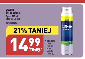 ALDI Żel do golenia 3x sensitive oferta