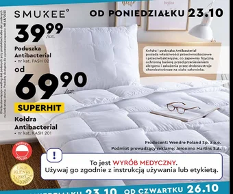 Biedronka Kołdra antibacterial 220 x 200 cm oferta