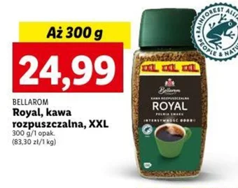 Lidl BELLAROM Royal kawa rozpuszczalna 300g oferta
