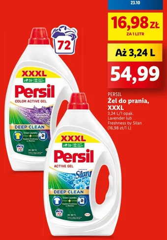 Lidl PERSIL Żel do prania 3,24 L oferta