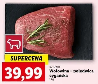 Lidl RZEŹNIK Wołowina polędwica cygańska 1kg oferta