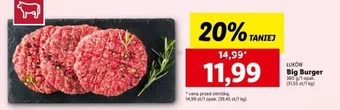 Lidl ŁUKÓW Big Burger 380 g oferta