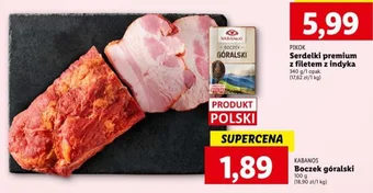 Lidl KABANOS Boczek góralski 100g oferta