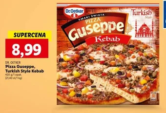 Lidl DR. OETKER Pizza Guseppe Turkish Style Kebab 420 g oferta
