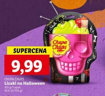 Lidl CHUPA CHUPS Lizaki na Halloween 105 g oferta