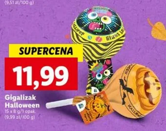 Lidl Gigalizak Halloween 15 x 8 g oferta