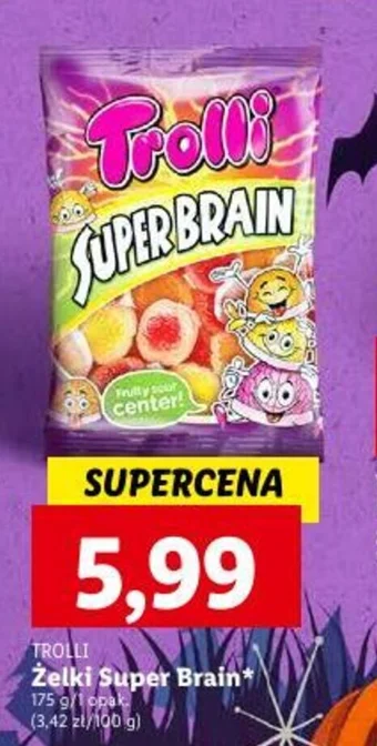 Lidl TROLLI Żelki Super Brain 175g oferta