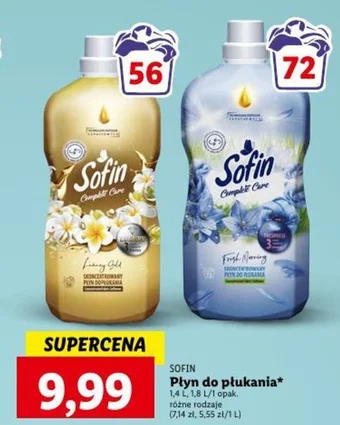 Lidl SOFIN Płyn do płukania 1,4l-1,8l oferta