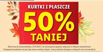 Lidl KURTKI I PŁASZCZE oferta