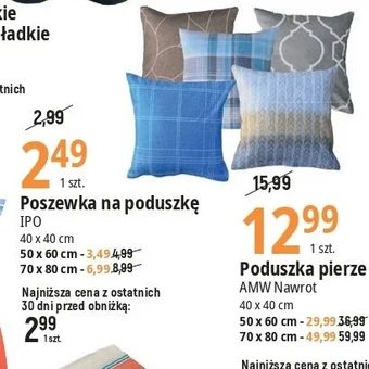 E.Leclerc Poszewka 70 x 90 cm oferta