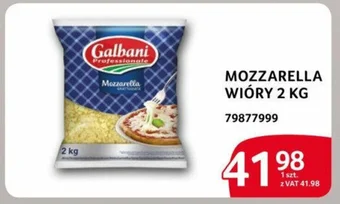 Selgros MOZZARELLA WIÓRY 2 KG oferta