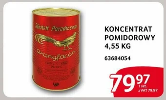 Selgros KONCENTRAT POMIDOROWY 4,55 KG oferta