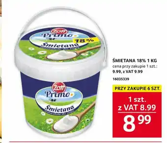 Selgros ŚMIETANA 18% 1 KG oferta
