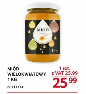 Selgros MIÓD WIELOKWIATOWY 1 kg oferta