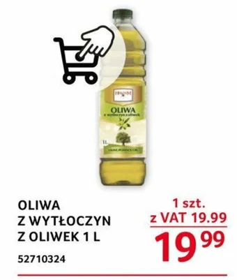 Selgros OLIWA Z WYTŁOCZYN Z OLIWEK 1 L oferta