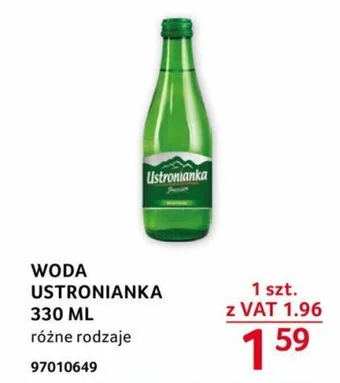 Selgros WODA USTRONIANKA 330 ML oferta