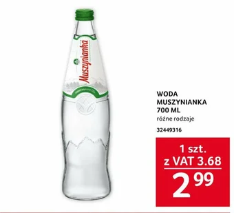 Selgros WODA MUSZYNIANKA 700 ML oferta