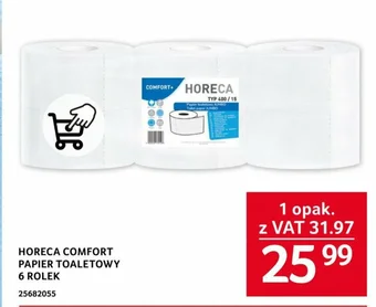 Selgros HORECA COMFORT PAPIER TOALETOWY 6 ROLEK oferta
