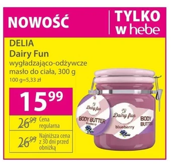 Hebe Masło do ciała oferta