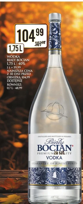 Dino Wódka biały bocian oferta