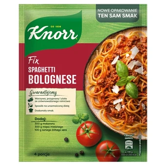 Euro Sklep Knorr fix spaghetti bolognese 44 g oferta