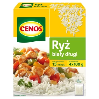Globi Cenos ryż biały długi 400 g (4 torebki) oferta