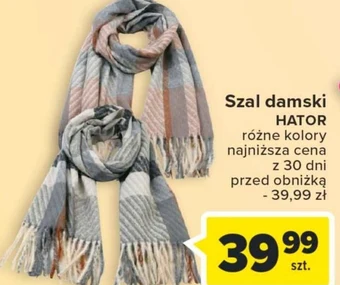 Carrefour Szal damski hator oferta