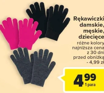 Carrefour Rękawiczki damskie oferta
